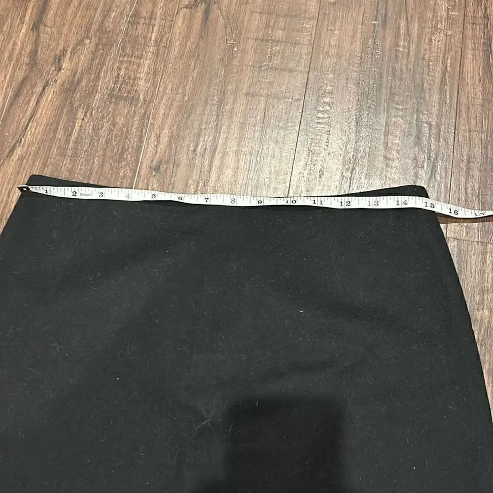 French Connection Black Wool/Cashmere Skirt, Size 6 - Picture 9 of 11
